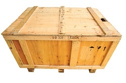 Ship with Wooden Crates